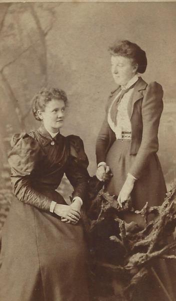 Margaret Patterson on the left