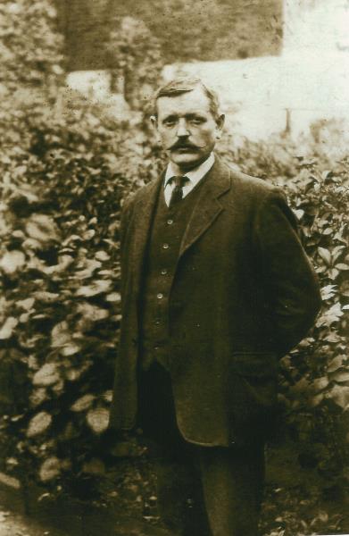 Philipp Ohler interned on the Isle of Man 1917